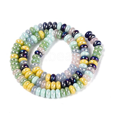 Electroplate Glass Beads Strands EGLA-Q132-05A-01-1