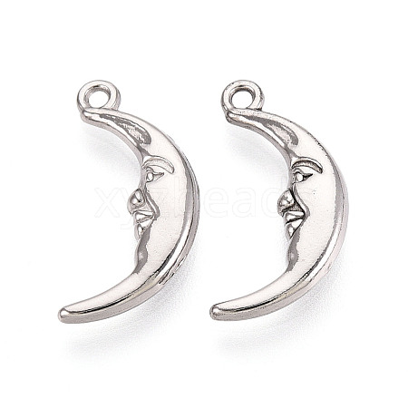 304 Stainless Steel Pendants STAS-N114-37P-1