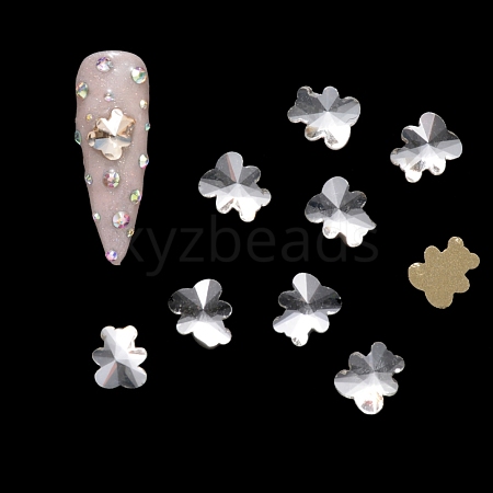 Flat Back Glass Rhinestone Cabochons MRMJ-Q072-30A-1