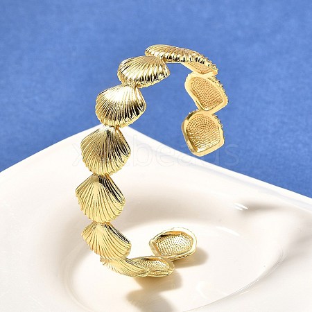 Brass Cuff Bangles for Women BJEW-U018-03G-1