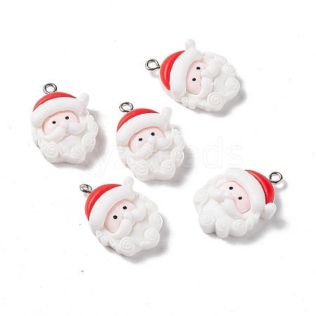 Christmas Theme Opaque Resin Pendants LS-X-FIND-E025-14-1