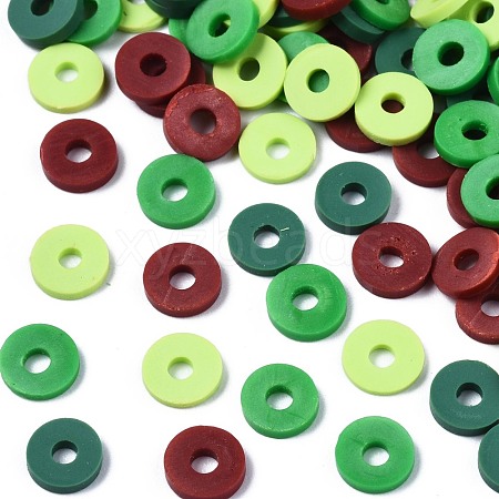 Handmade Polymer Clay Beads CLAY-T019-02B-25-1