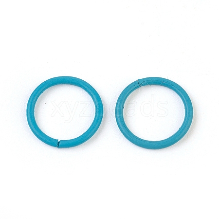 Spray Painted Iron Open Jump Rings LS-IFIN-F149-B02-1