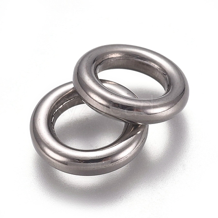 Tarnish Resistant 304 Stainless Steel Linking Ring STAS-E482-05P-1