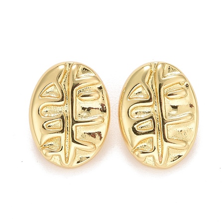 Rack Plating Real 18K Gold Plated Brass Pendants KK-E271-03G-1