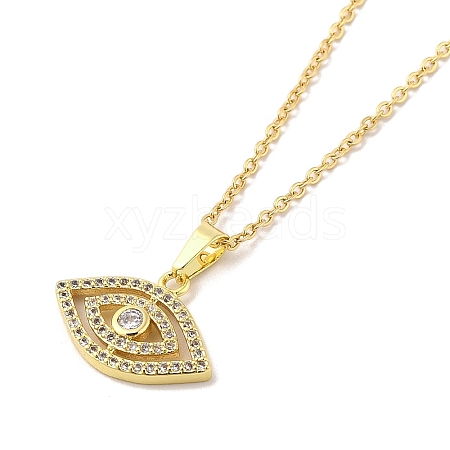 304 Stainless Steel Pendant Necklaces NJEW-U002-24G-02-1