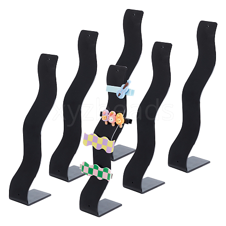 Plastic Hair Clip Displays LS-AJEW-WH00245-25A-1