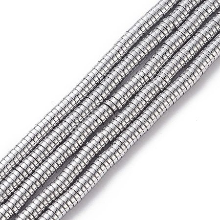 Electroplate Non-magnetic Synthetic Hematite Beads Strands G-J164A-4mm-04-1