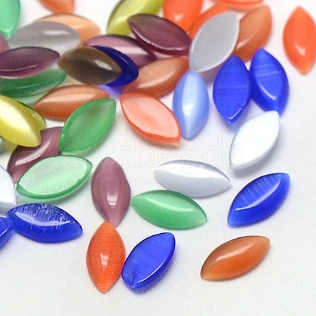 Cat Eye Cabochons CE-J004-7x15mm-M-1