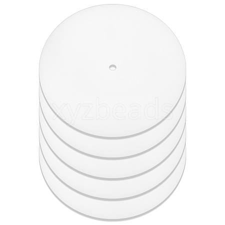 Flat Round PP Lamp Shade Diffuser FIND-WH0152-204-1