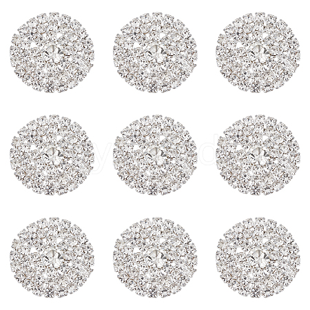 12Pcs Alloy Rhinestone Cabochons FIND-PH0026-39S-1