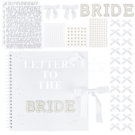 DIY Wedding Photo Album Guestbook Set DIY-TW0001-04B-1