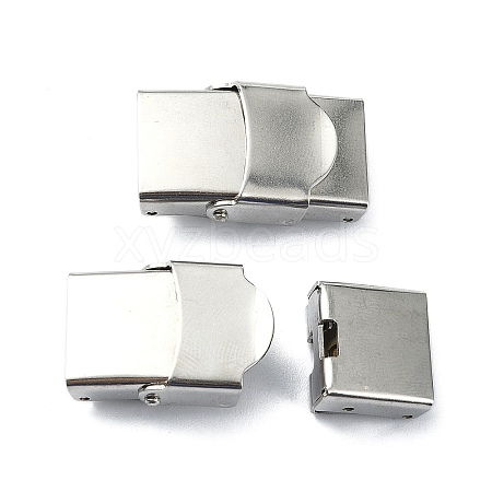 201 Stainless Steel Watch Band Clasps STAS-C089-05B-P-1