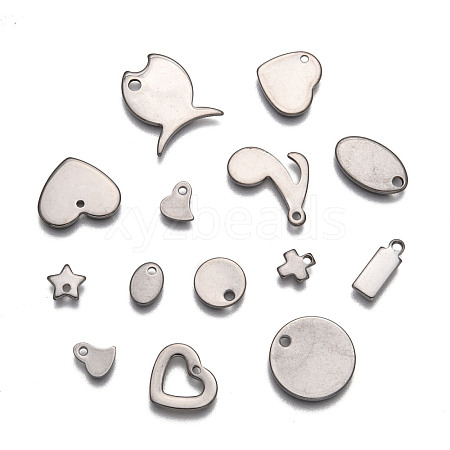 Tarnish Resistant Stainless Steel Pendants STAS-MSMC001-1-1