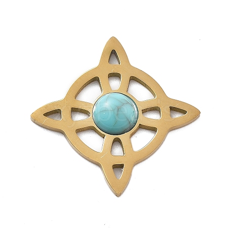 Synthetic Turquoise Pendants LS-STAS-I327-14G-01-1
