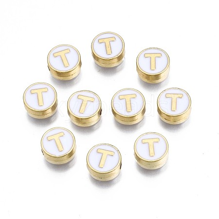 Alloy Enamel Beads ENAM-N052-006-01T-RS-1