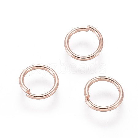 304 Stainless Steel Open Jump Rings STAS-O098-02RG-05-1