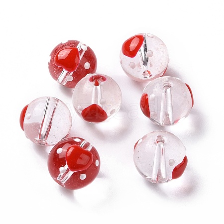 Transparent Glass Beads LAMP-B021-03A-04-1