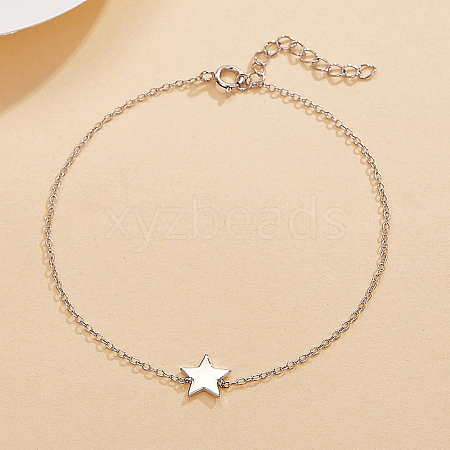 Star 925 Sterling Silver Link Bracelet FE3395-2-1