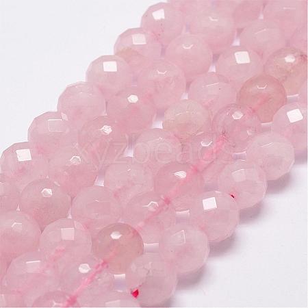 Natural Rose Quartz Beads Strands G-D840-21-8mm-1