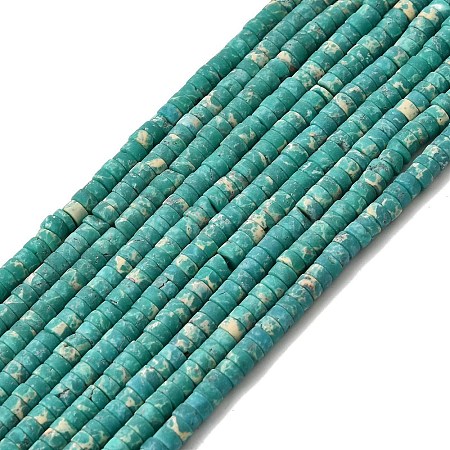 Dyed Synthetic Imperial Jasper Beads Strands G-Z089-A03-C-1