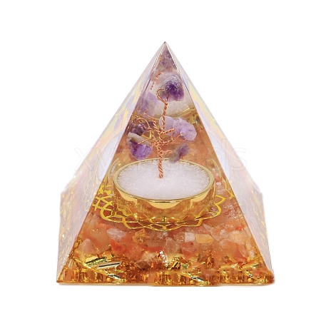 Orgonite Pyramid Resin Display Decorations PW-WGC6C8C-02-1