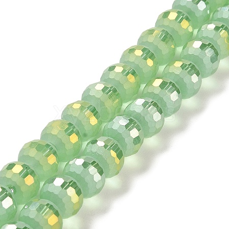 Electroplate Glass Beads Strands EGLA-Z001-03A-AB06-1