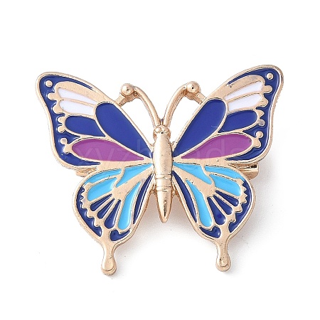 Butterfly Enamel Pins JEWB-Z036-01G-01-1