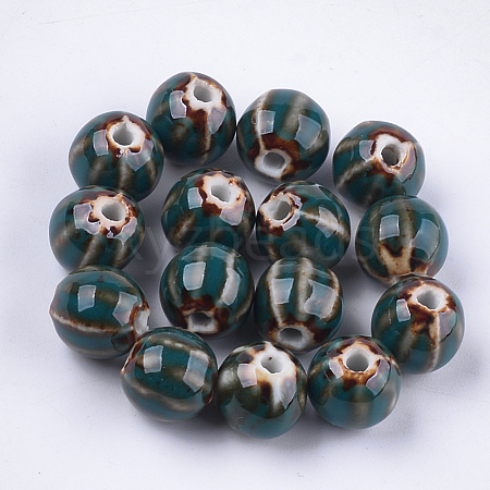 Handmade Porcelain Beads PORC-S498-24H-1