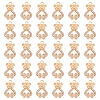 ARRICRAFT 30Pcs Alloy Crystal Rhinestone Pendants ALRI-AR0001-04-1