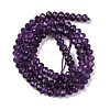 Natural Amethyst Beads Strands G-F770-D01-01-3