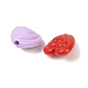 Opaque Acrylic Beads OACR-H058-04-2