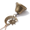 Iron Bell Pendant Decoration HJEW-JM02232-4