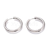 Tarnish Resistant 201 Stainless Steel Huggie Hoop Earrings EJEW-O095-05-07-1