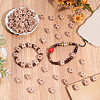 100Pcs Engraved Beech Wood Beads WOOD-PA0001-86B-4