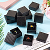 Rhombus Textured Cardboard Ring Gift Storage Boxes CON-TAC0001-07C-7