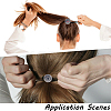 6Pcs 3 Colors Alloy Hair Ties DIY-CY0001-80B-4