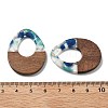 Resin and Walnut Pendants FIND-R051-10B-3