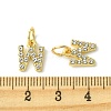 Rack Plating Alloy Rhinestone Pendants PALLOY-S187-01W-3