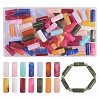 140Pcs 14 Colors Acrylic Beads MACR-SZ0001-78-1