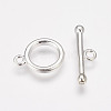 Brass Toggle Clasps X-KK201-S-2