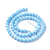Assembled Synthetic Hemimorphite and Larimar Beads Strands G-D0006-C01-6mm-2