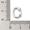Rhodium Plated 925 Sterling Silver Twister Clasps LS-STER-E056-026P-A-3