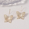 Fashionable Minimalist Style Butterfly Alloy Dangle Earrings YR2764-1