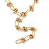 304 Stainless Steel Kont Link Chain Necklace for Men Women NJEW-A032-05G-01-1