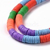 Handmade Polymer Clay Bead Strands CLAY-C003-02J-4