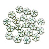 Czech Pressed Glass Beads GLAA-I061-01A-1