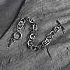 Tarnish Resistant 304 Stainless Steel Cable Chain Bracelets BJEW-P237-08P-2