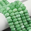 Dyed Natural White Jade Beads Strands G-G107-A18-01-2