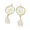 Raw Rough Natural Quartz Crystal Coppwer Wire Wrapped Big Pendants G-G314-02G-04-1